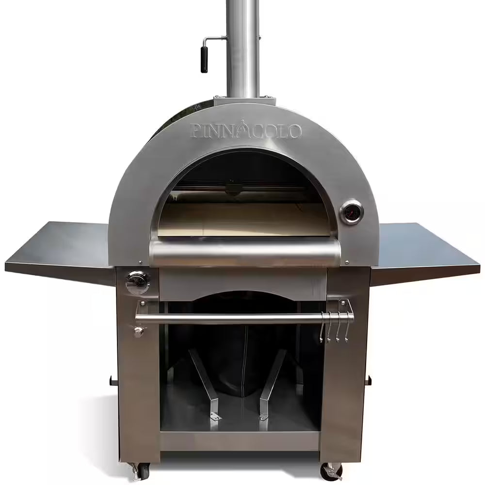 IBRIDO (Hybrid) Wood and Gas Outdoor Pizza Oven with Accessories