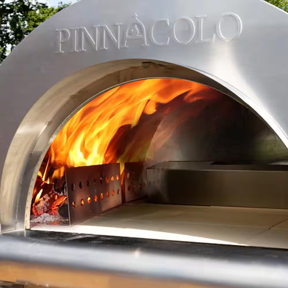 IBRIDO (Hybrid) Wood and Gas Outdoor Pizza Oven with Accessories