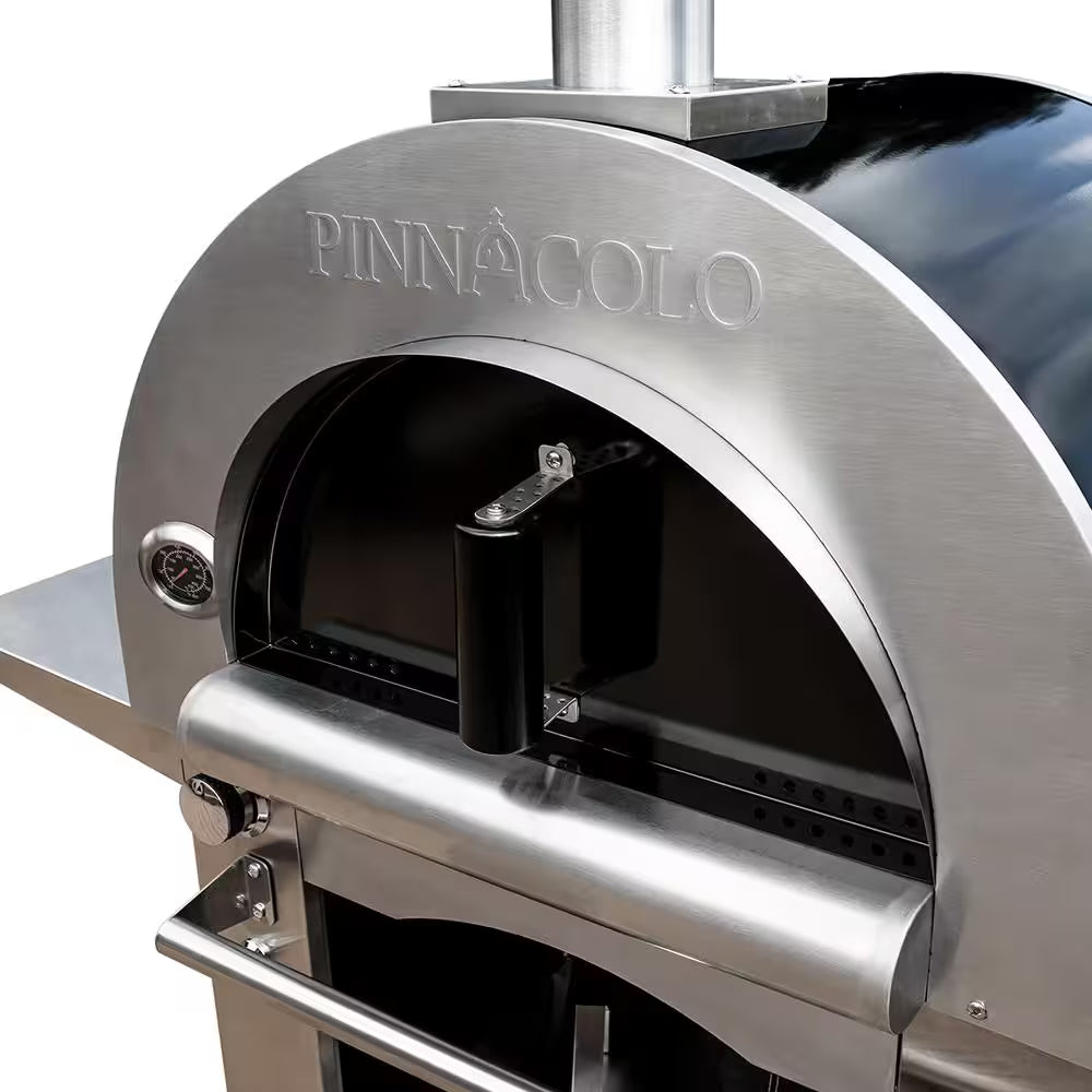 IBRIDO (Hybrid) Wood and Gas Outdoor Pizza Oven with Accessories